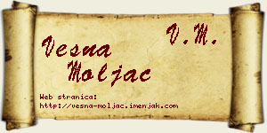 Vesna Moljac vizit kartica
